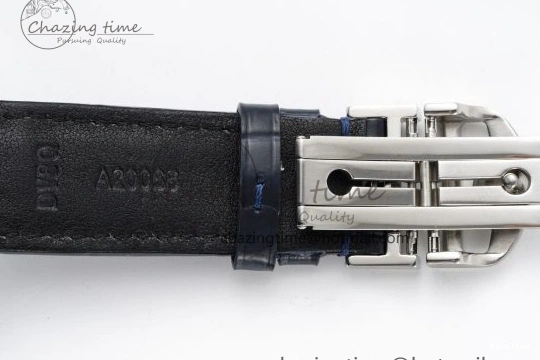 MIROTIME 0408 Portuguese Chrono IW3716 RSF 1:1 Best Edition Blue Dial on Black Leather Strap A RelaxedFit 7045